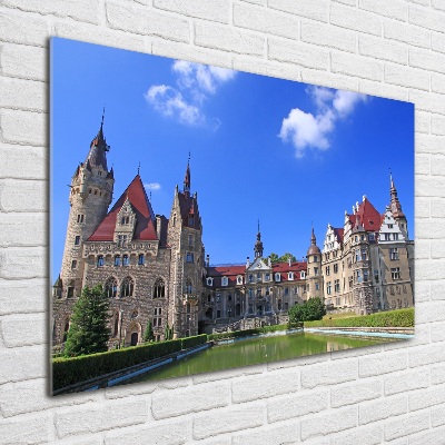 Quadro su vetro acrilico Castello di Moszna, Polonia