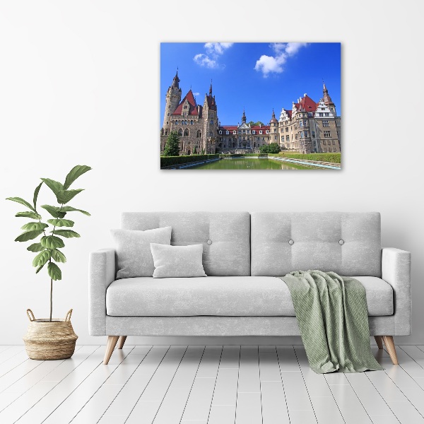 Quadro su vetro acrilico Castello di Moszna, Polonia