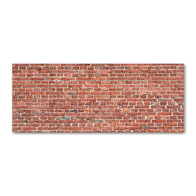 Quadro su vetro acrilico Muro di mattoni