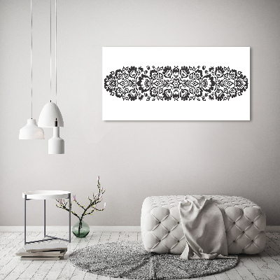 Quadro su vetro acrilico Fiori popolari