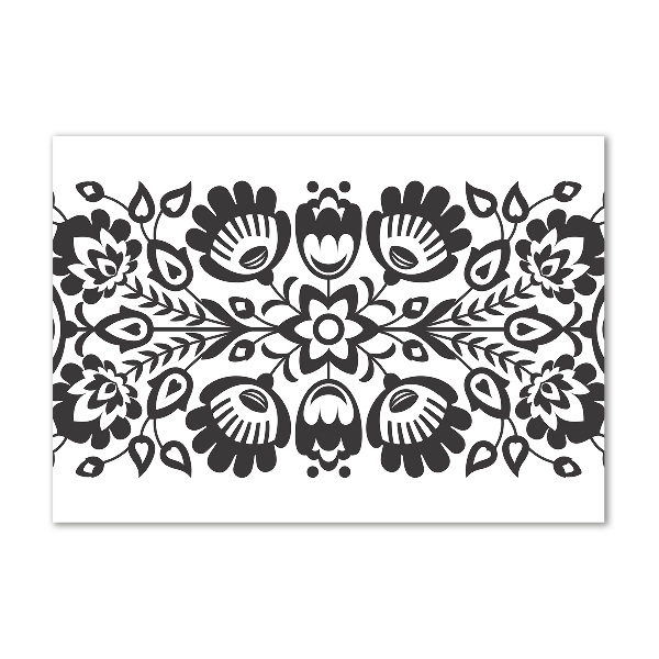 Quadro su vetro acrilico Fiori popolari