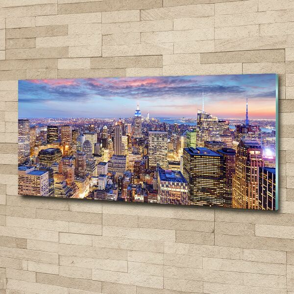 Quadro vetro acrilico New York