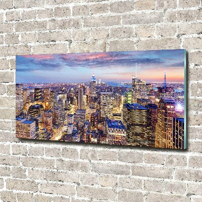 Quadro vetro acrilico New York
