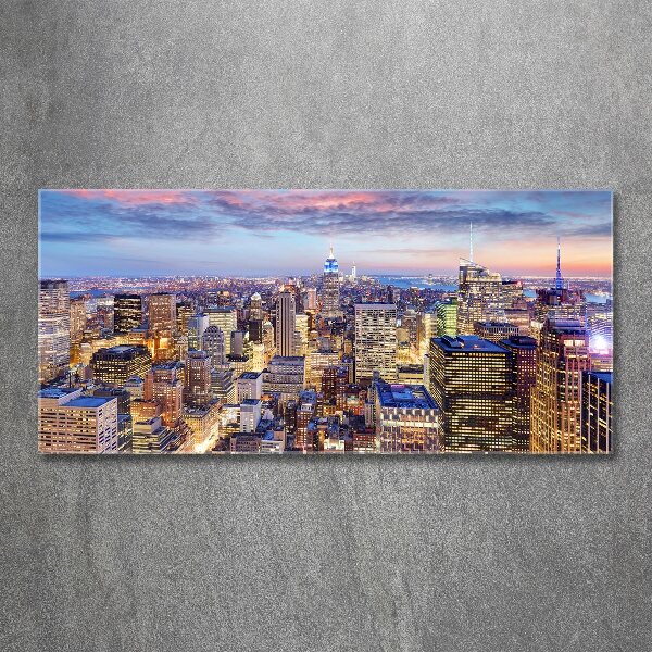 Quadro vetro acrilico New York