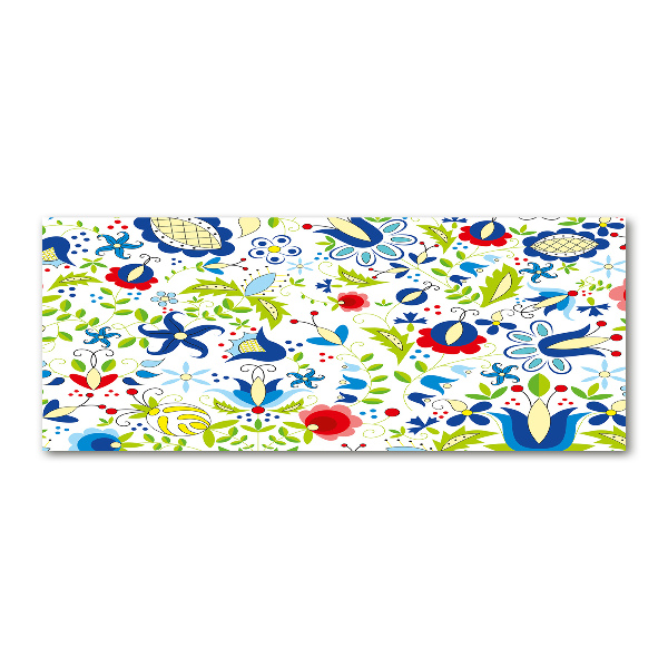 Quadro in vetro acrilico Modello etnico