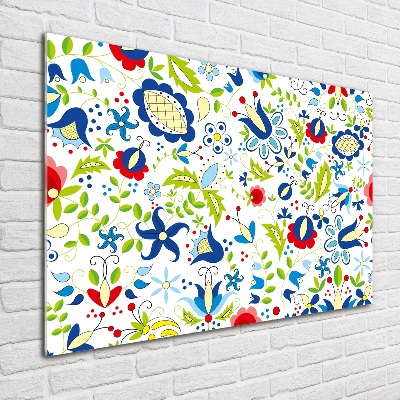 Quadro in vetro acrilico Modello etnico