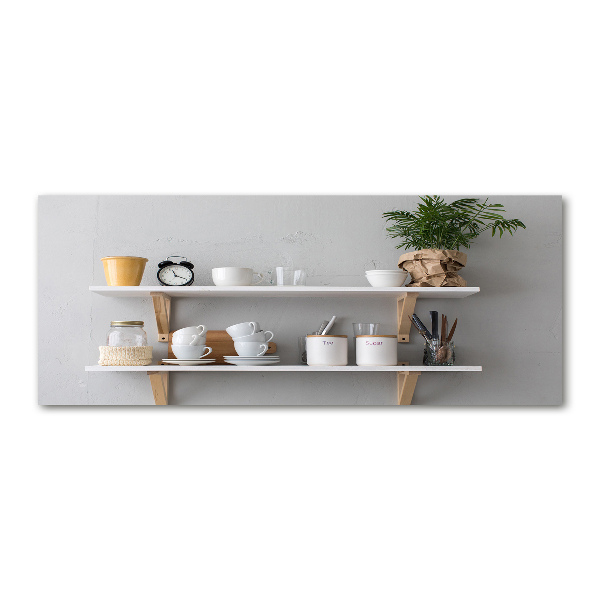 Quadro vetro acrilico Decorazioni sullo scaffale