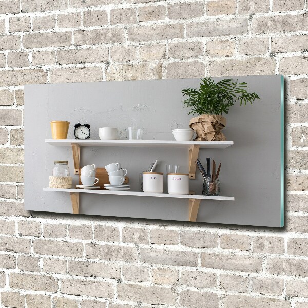 Quadro vetro acrilico Decorazioni sullo scaffale