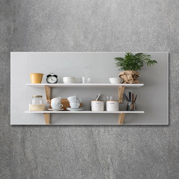 Quadro vetro acrilico Decorazioni sullo scaffale