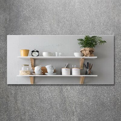 Quadro vetro acrilico Decorazioni sullo scaffale