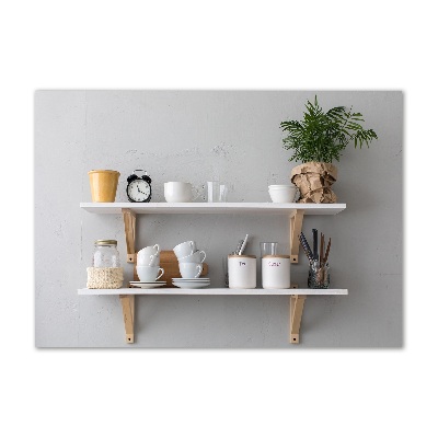 Quadro vetro acrilico Decorazioni sullo scaffale