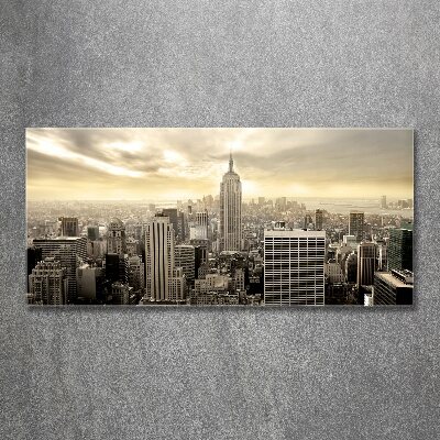 Quadro vetro acrilico Manhattan, New York