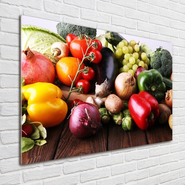 Quadro vetro acrilico Verdura e frutta