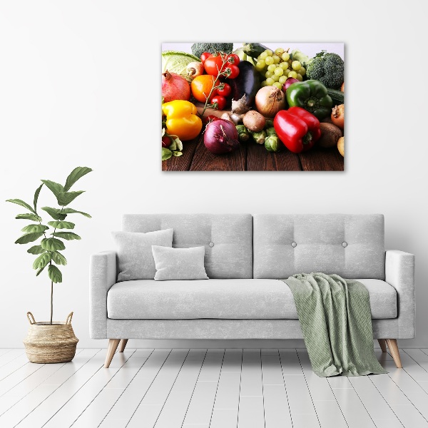 Quadro vetro acrilico Verdura e frutta