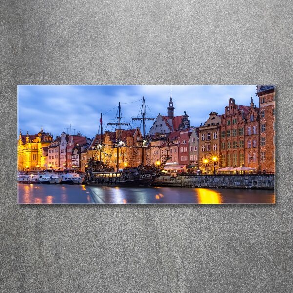 Quadro su vetro acrilico Danzica, Polonia