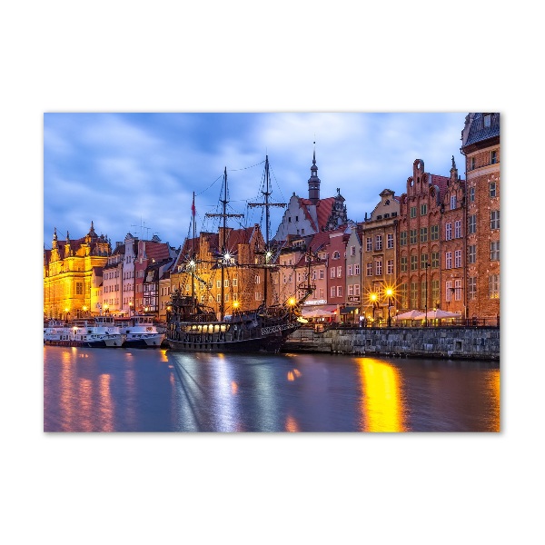 Quadro su vetro acrilico Danzica, Polonia