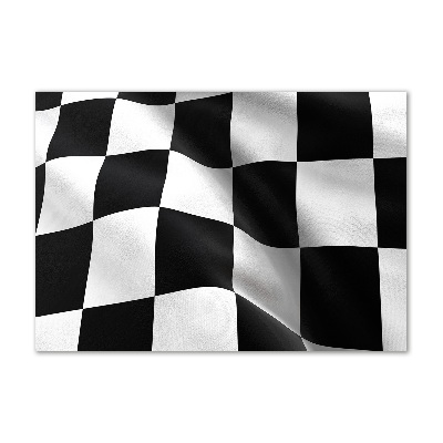 Quadro su vetro acrilico Bandiera del traguardo