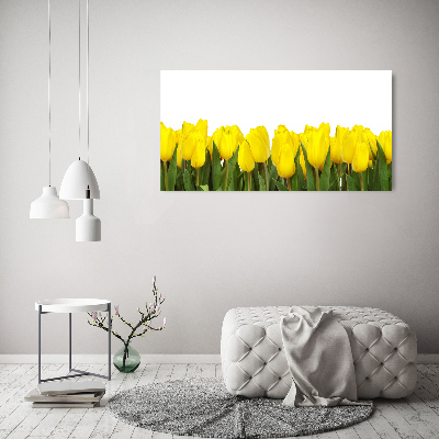 Quadro vetro acrilico Minticolo giallo