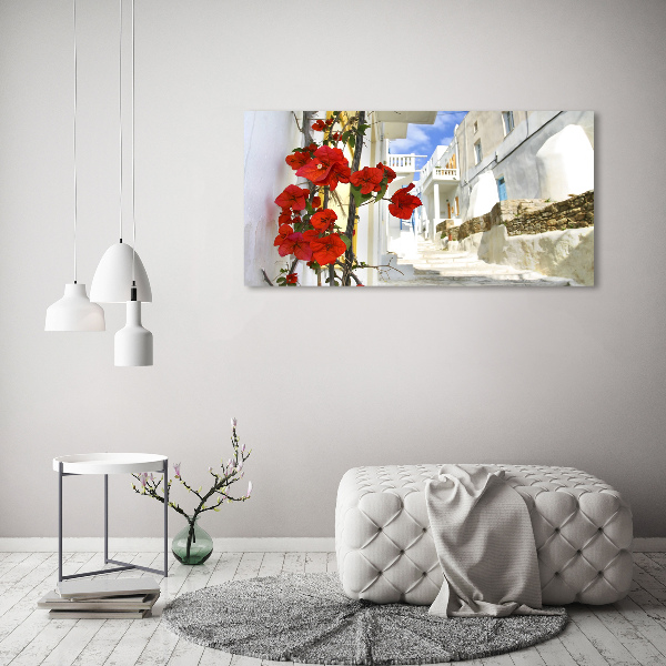 Quadro vetro acrilico Mykonos, Grecia