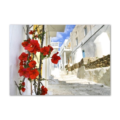 Quadro vetro acrilico Mykonos, Grecia