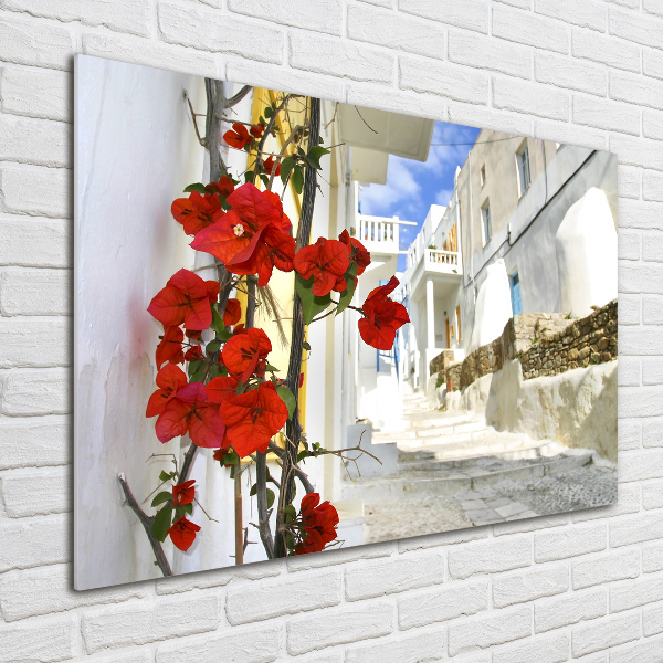 Quadro vetro acrilico Mykonos, Grecia