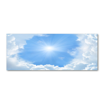 Quadro su vetro acrilico Nuvole nel cielo