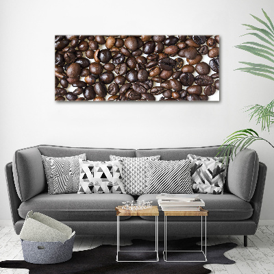 Quadro su vetro acrilico Chicchi di caffè