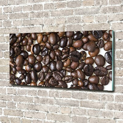 Quadro su vetro acrilico Chicchi di caffè