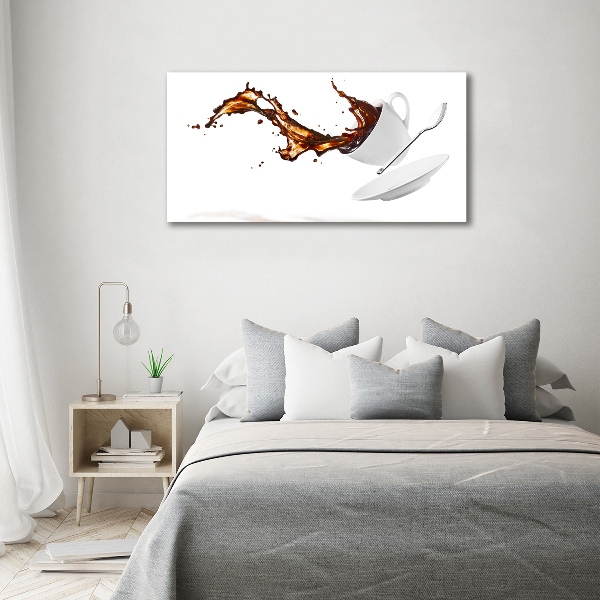 Quadro in vetro acrilico Caffè rovesciato