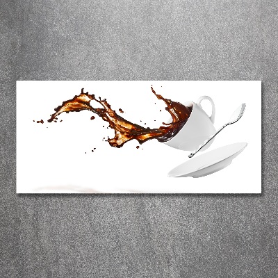 Quadro in vetro acrilico Caffè rovesciato