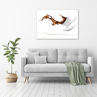 Quadro in vetro acrilico Caffè rovesciato