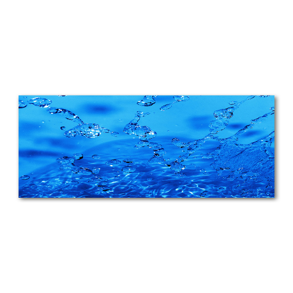 Quadro in vetro acrilico Gocce d'acqua
