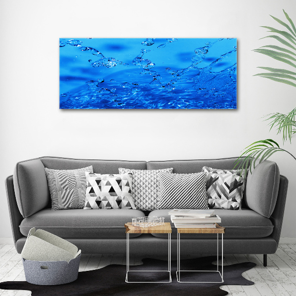 Quadro in vetro acrilico Gocce d'acqua