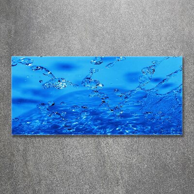 Quadro in vetro acrilico Gocce d'acqua