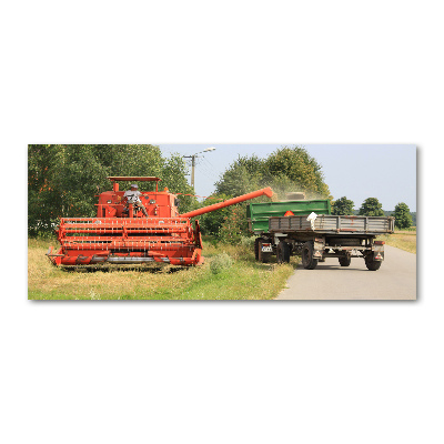 Quadro vetro acrilico Mietitrebbia