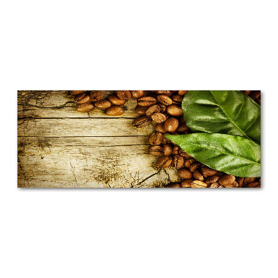 Quadro in vetro acrilico Caffè e alloro