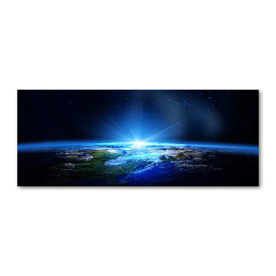 Quadro su vetro acrilico Pianeta Terra