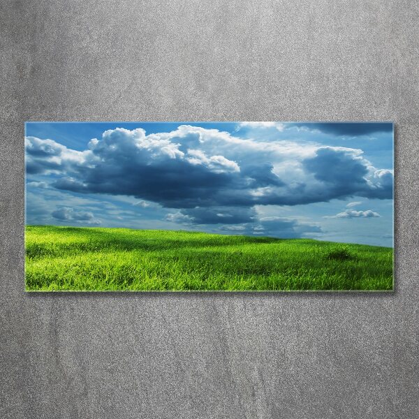 Quadro su vetro acrilico Nuvole temporalesche