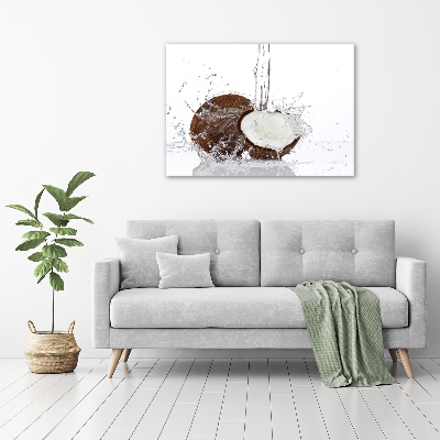 Quadro in vetro acrilico Noce di cocco