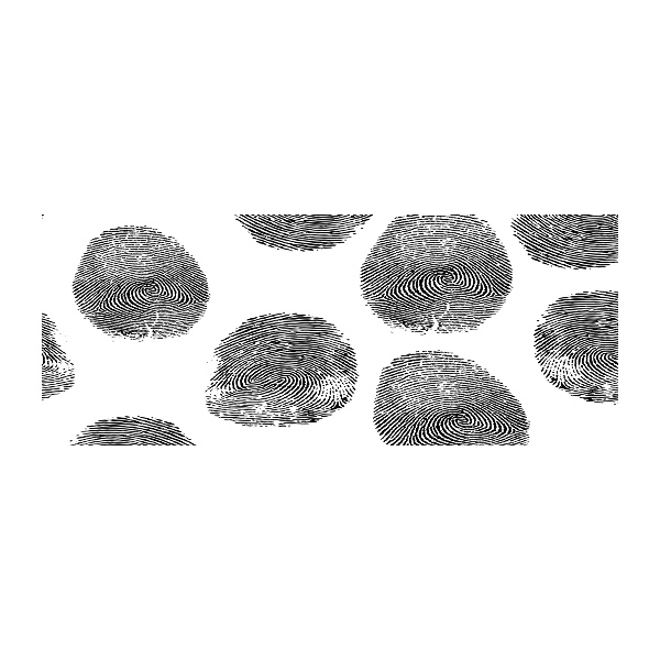 Quadro in vetro acrilico Impronte digitali