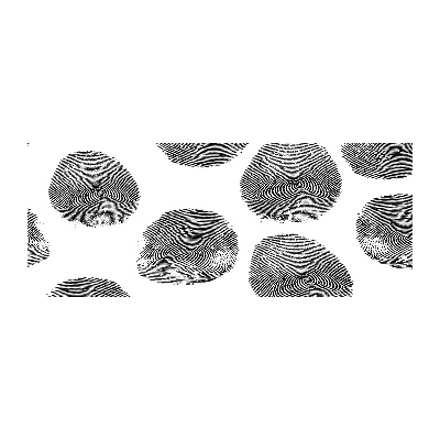 Quadro in vetro acrilico Impronte digitali