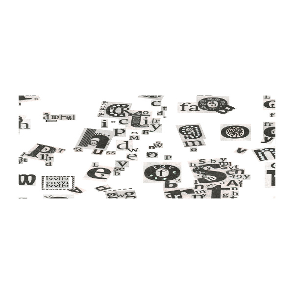 Quadro in vetro acrilico Lettere da un giornale