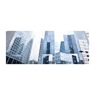 Quadro su vetro acrilico Grattacieli