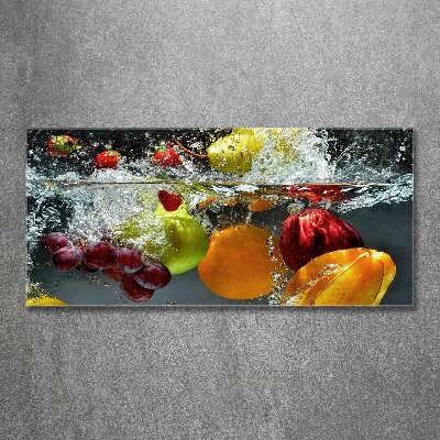 Quadro in vetro acrilico Frutta e verdura