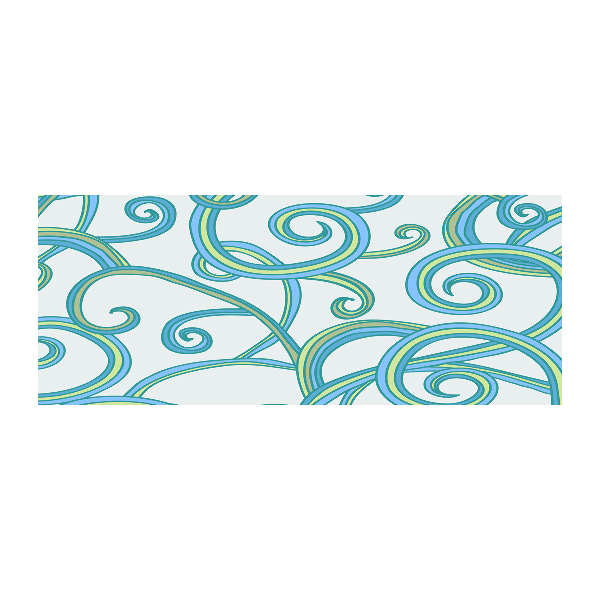 Quadro vetro acrilico Spirali astratte