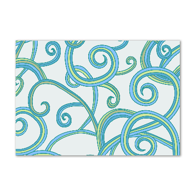 Quadro vetro acrilico Spirali astratte