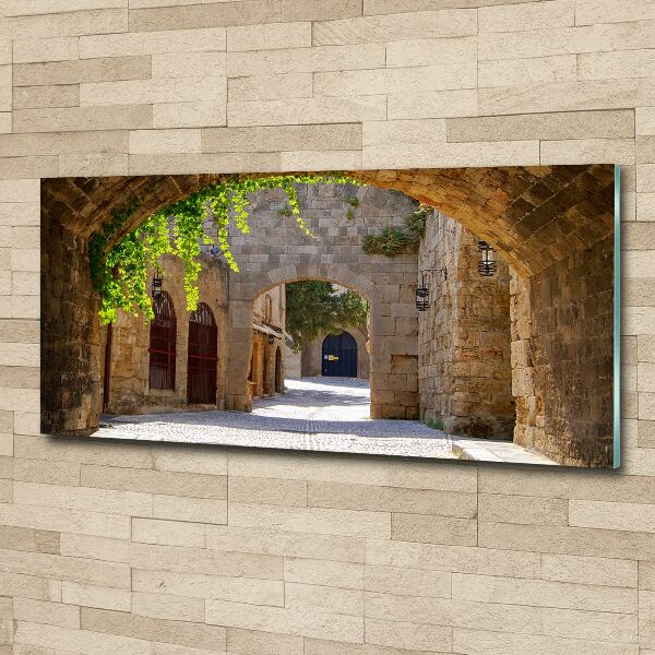 Quadro su vetro acrilico Strade incantevoli