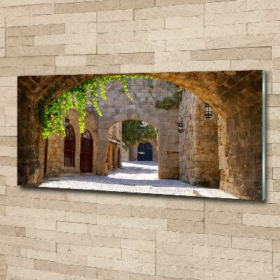 Quadro su vetro acrilico Strade incantevoli