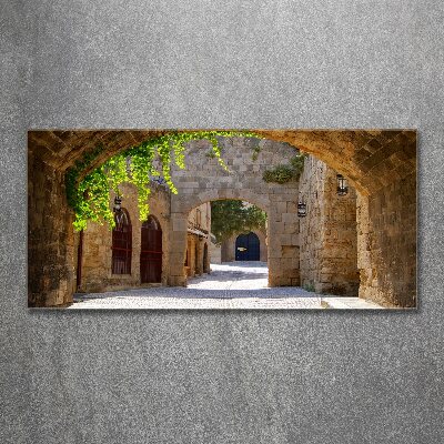 Quadro su vetro acrilico Strade incantevoli