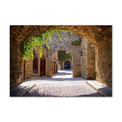 Quadro su vetro acrilico Strade incantevoli